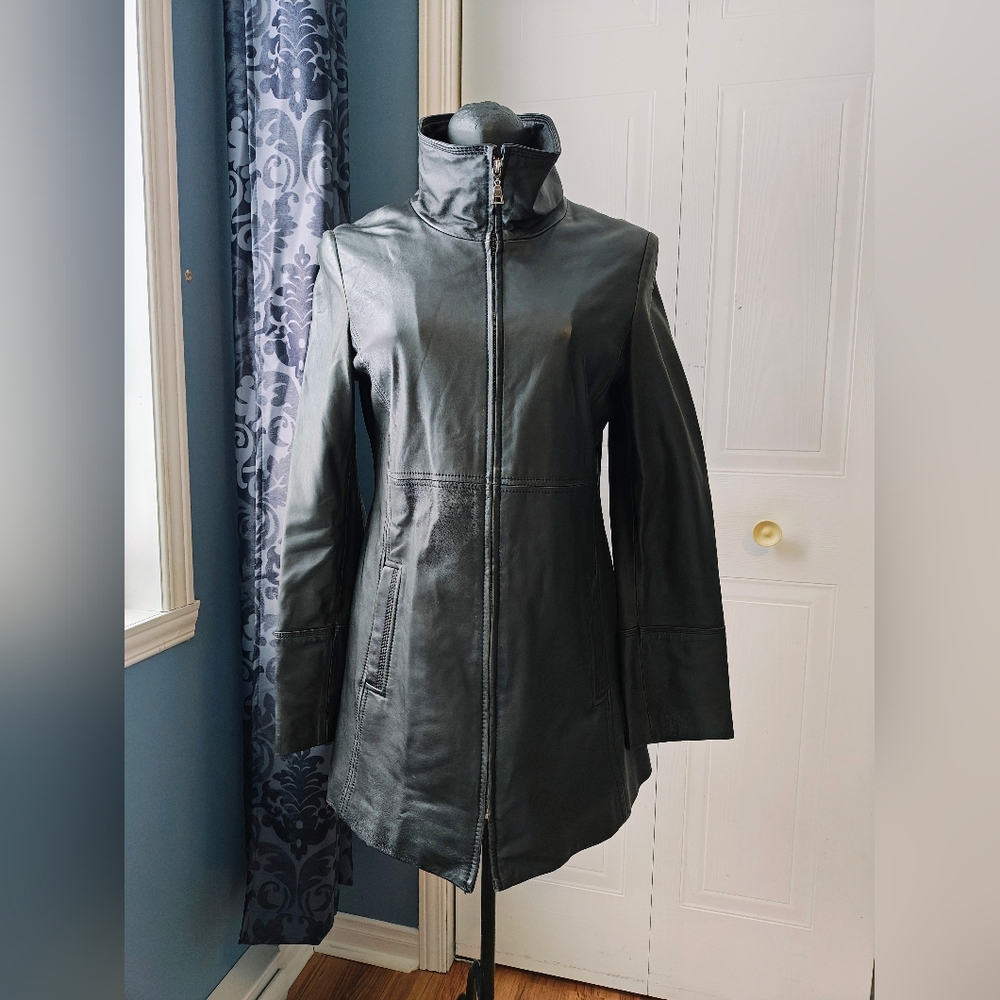 Danier Black Leather Jacket